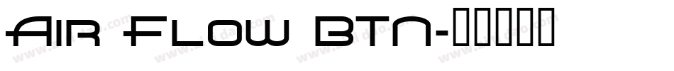 Air Flow BTN字体转换